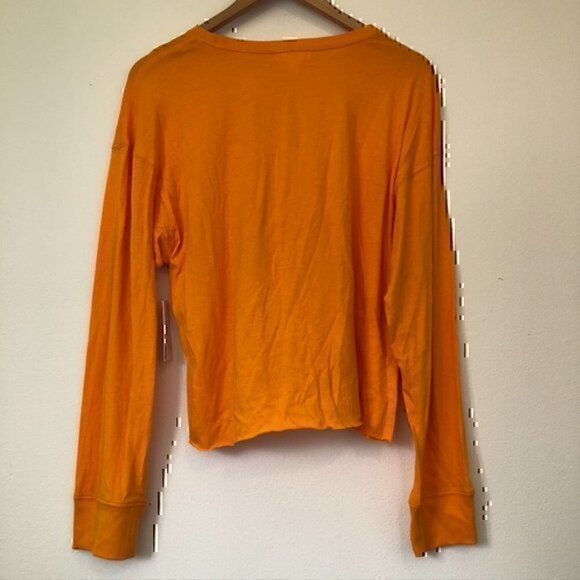 NEW NWT BP Great Day Graphic Tee Orange Long Sleeve Gay Queer LGBT JUNIORS Small - Picture 8 of 8